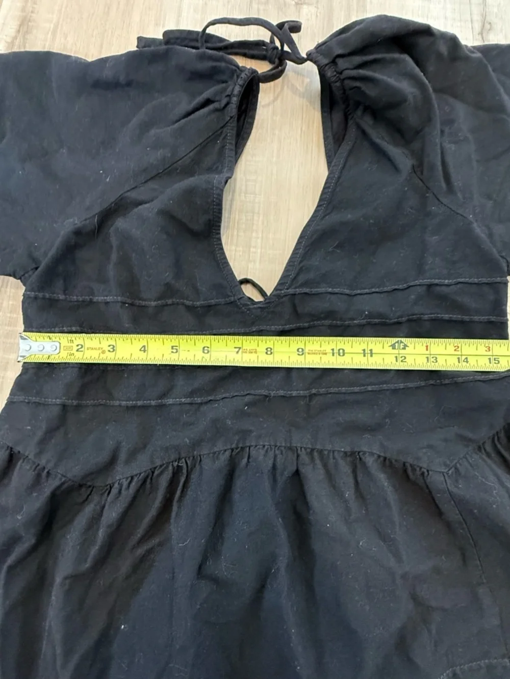 Free People Sweet Surrender Denim Mini in Black Size Small